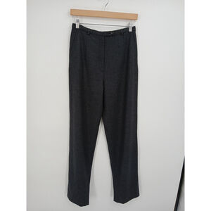 Agnona Gray Wool Cashmere Dress Pants sz 42 6 Business High Rise Inseam 31" Tall